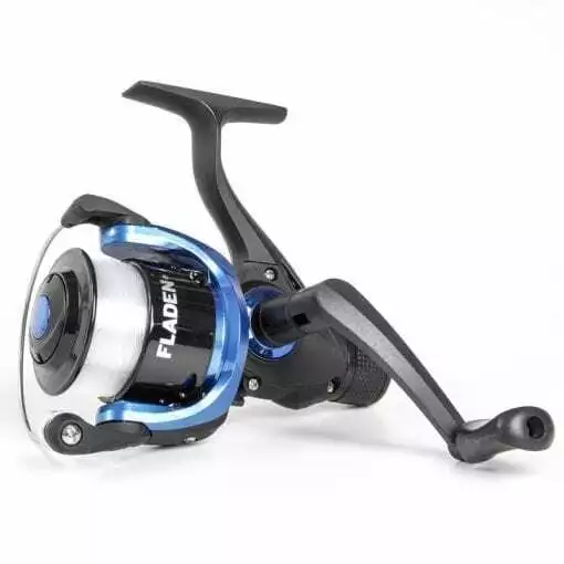 Fladen Charter II Rear Drag Float Spinning  Feeder Fishing Reel BLUE with Line