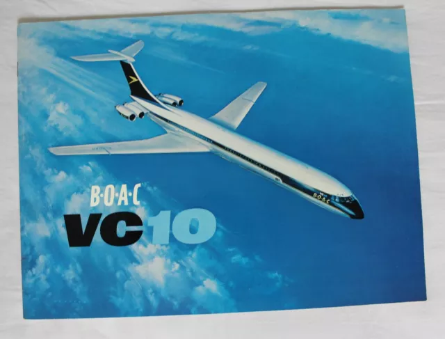 (102) Très rare brochure VC 10 BOAC 1964