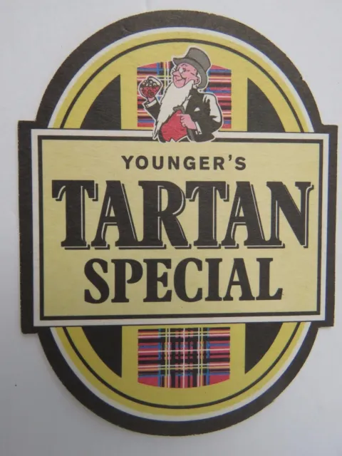 Beer Brewery Coaster ~ William Younger’s Tartan Special ~ Edinburgh, SCOTLAND UK