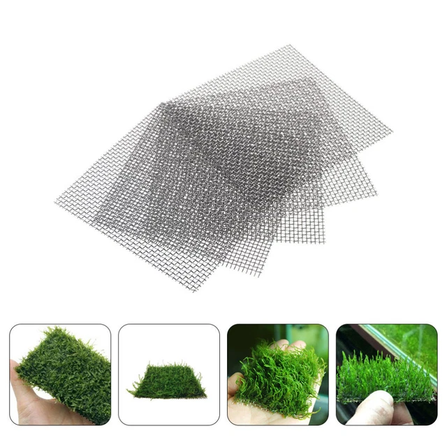5pcs austauschbare Aquariumnetze tragen resistente Drahtgitter