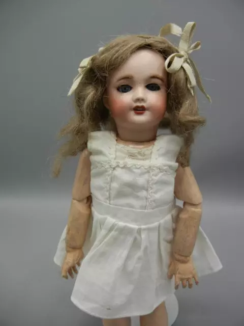 Antique Bisque Doll 9.5" France SFBJ 301 Paris 2/0 Jointed Body 25 cm Hairline