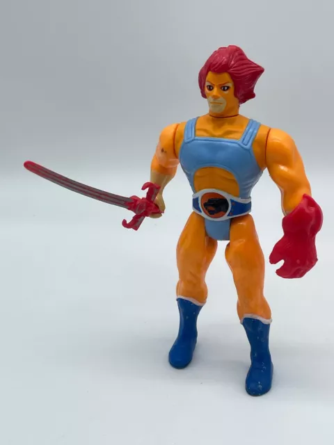 Lion-O RED Hair 1985 Thundercats Vintage Action Figure LJN sword base broken