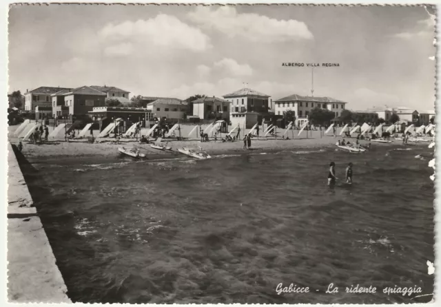 Gabicce - Pesaro - La Ridente Spiaggia - Viagg. 1953 -74467-