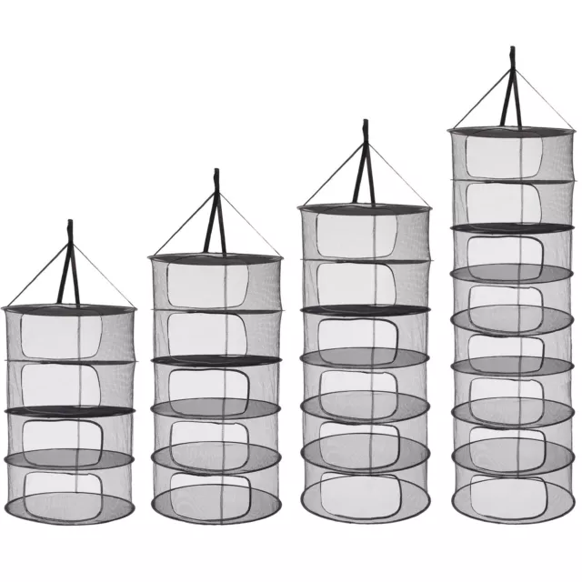 Trockennetz Kräutertrockner Trocknungsnetz mit 4 5 6 oder 8 Ebenen Netz Drynet