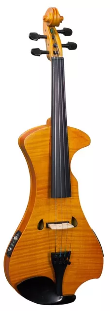 Hidersine Electric 4/4 Violin Kit, Flamed Maple Veneer, HEV2 D