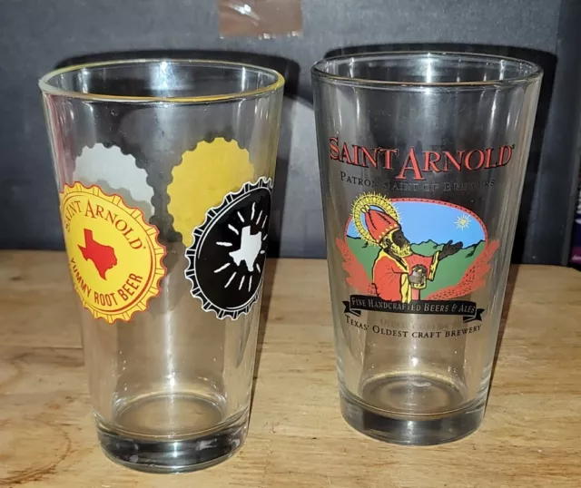 Beer Glass Saint Arnold Fancy Lawnmower Pub Style OH3269