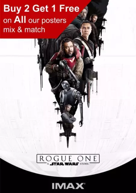 Star Wars Rogue One Imax Poster A5 A4 A3 A2 A1