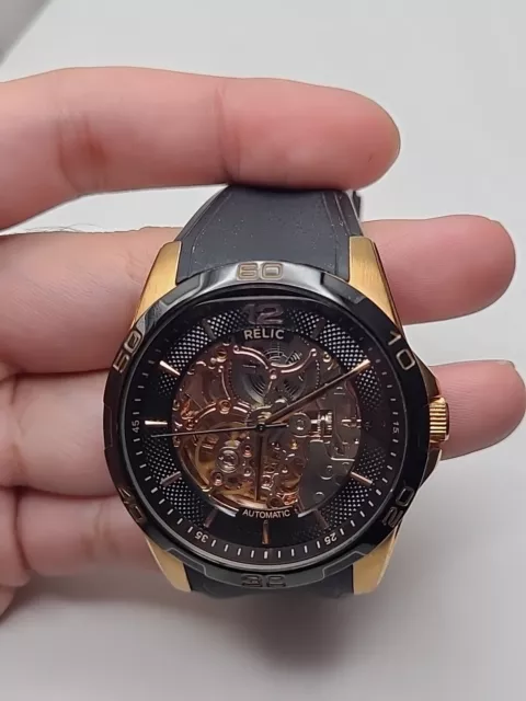 RELIC AUTOMATIC SKELETON Men s Watch Model ZR12013 17.99 PicClick