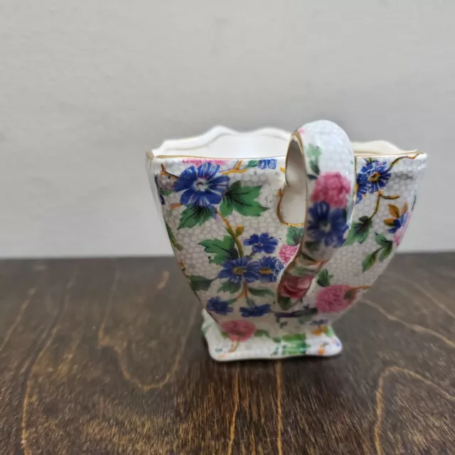 Royal Winton Grimwades Old Cottage Chintz Ascot Creamer Circa 1930s Pre 1960 Vtg 8