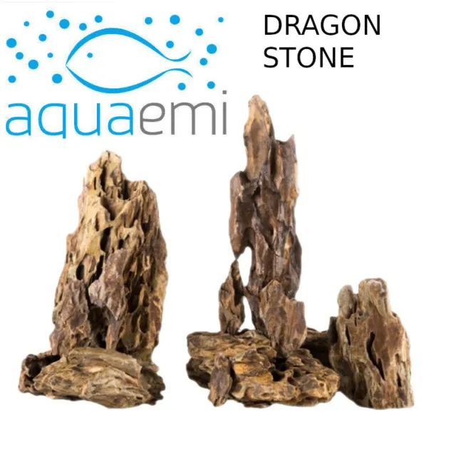 Dragon Stone Aquarium Fish Tank Decoration Rock Ready Sets in Various Sizes