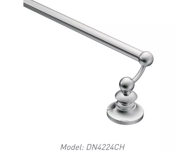 MOEN Inspirations Eastlake Collection 24" Towel Bar Chrome DN4224CH EZ Install