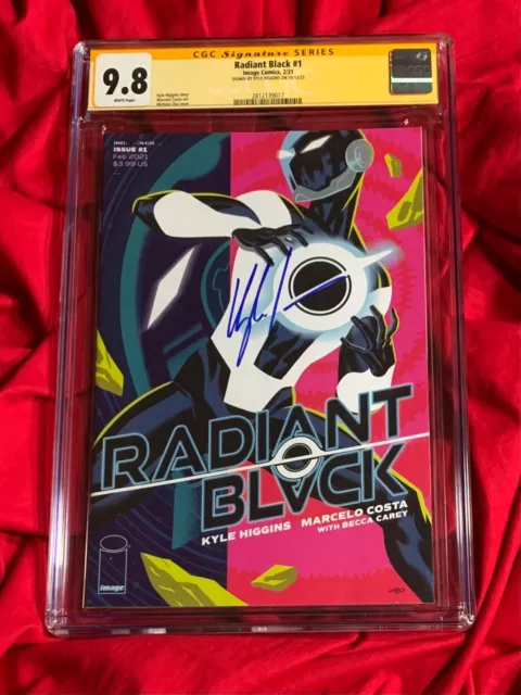 CGC SS 9.8~Radiant Black #1~1st print cover A~SIGNED by Kyle Higgins~Image Comic