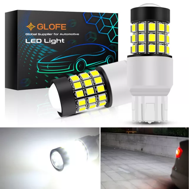 GLOFE 7440 7443 LED Strobe Flash Back up Reverse Light Bulbs for Ford F-150 2018