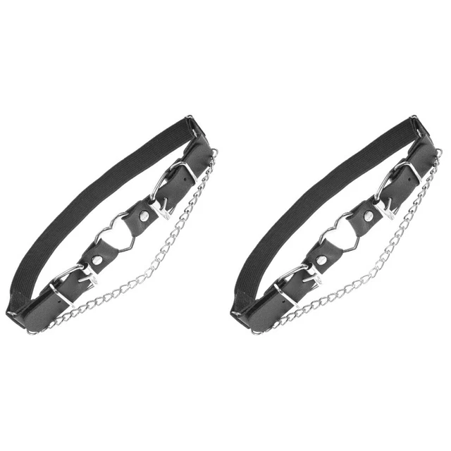 2x Leg Garter Belt Punk Thigh Garter Thigh Garter Gothic Thigh Garter