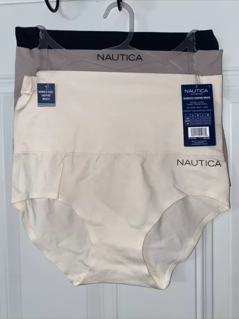 NAUTICA SEAMLESS SHAPING Briefs 3 Pack Size S £27.59 - PicClick UK