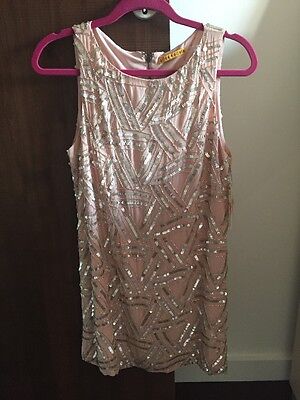Alice and Olivia Sequin shift dress size 6