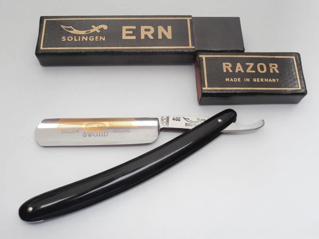 FANTASTIC! RASIERMESSER STRAIGHT Razor C. Fr. ERN Crown & Sword ...