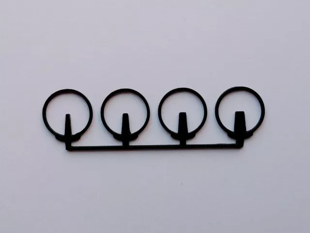 Set of 4 blade style front sight insert, 18mm, for Elit Front sight. M96, CG63
