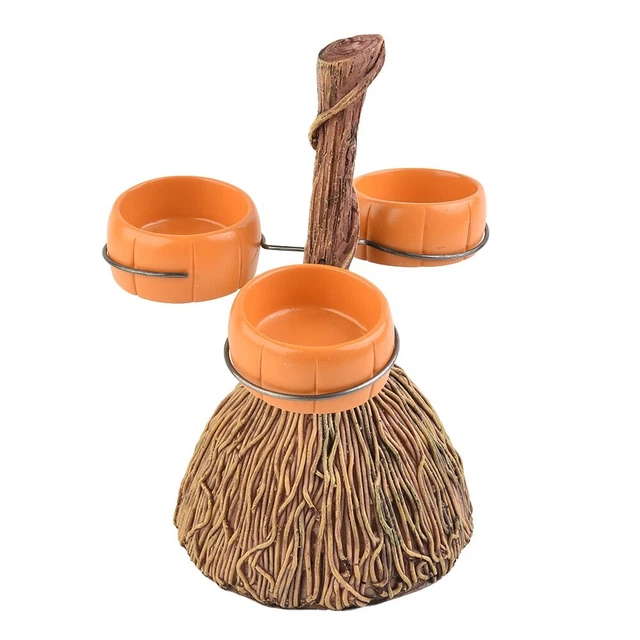 Supporto ciotola snack zucca di Halloween colorato supporto piatto caramelle rimovibile