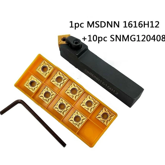 Tournage Outil SNMG120408 Tournant Outil BP010 Carbure Insert MSDNN1616H12