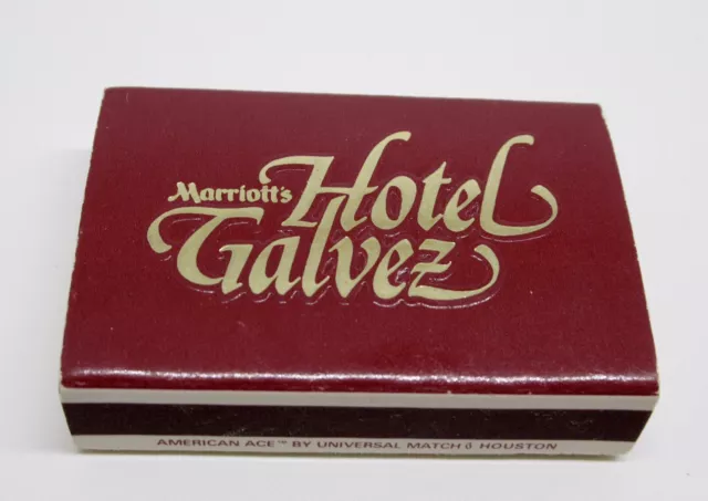 Hotel Galvez Marriott Galveston Texas Matchbook