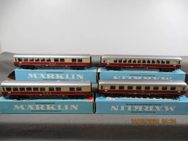 Märklin Spur H0 Diverse Personenwagen Set 4-teilig in OVP S111