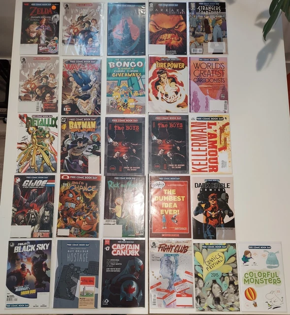 FCBD Lot of 26 Marvel DC Indie comics High Grade NM