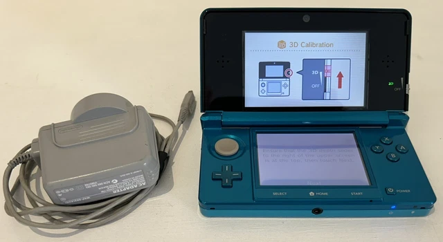 Nintendo 3DS Aqua Blue Console - Free Next Day Shipping - Tested!