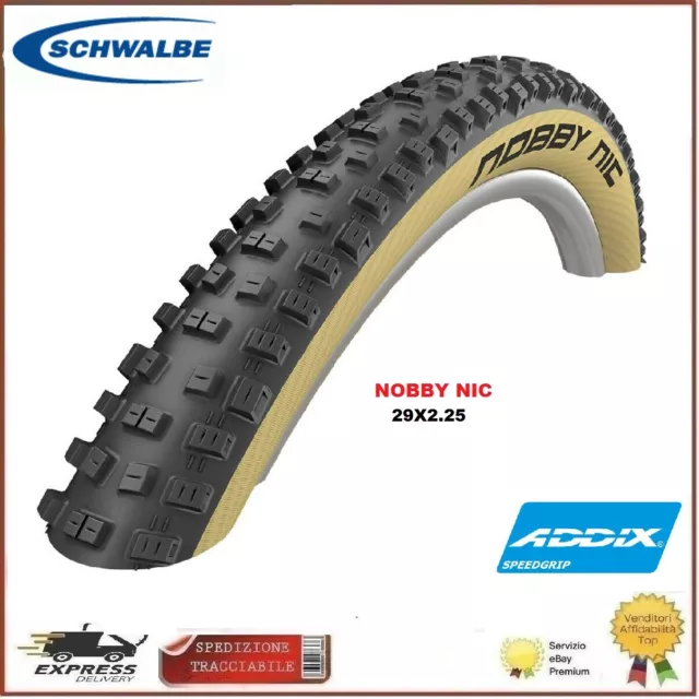 Schwalbe  Copertone Mtb 29 Nobby Nic Evolution Line 29x2.25 Tubeless Ready Addix