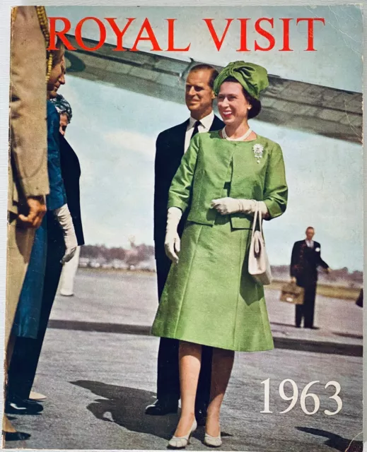 Royal Visit 1963 Queen Elizabeth Souvenir Book The Herald & The Sun Publication