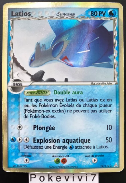 Carte Pokemon LATIOS 12/110 Holo Bloc EX Fantômes Holon FR