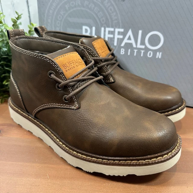 BUFFALO DAVID BITTON Men's Metcalf Brown Chukka Boots Size 12 £31.75 ...