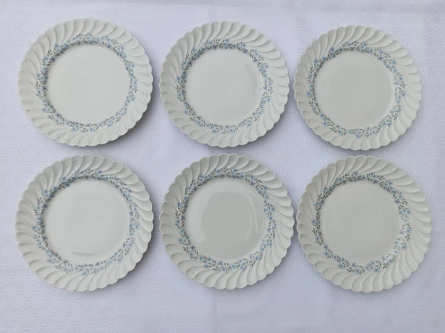 6 Assiettes plates Boch Frères Kéramis en parfait état