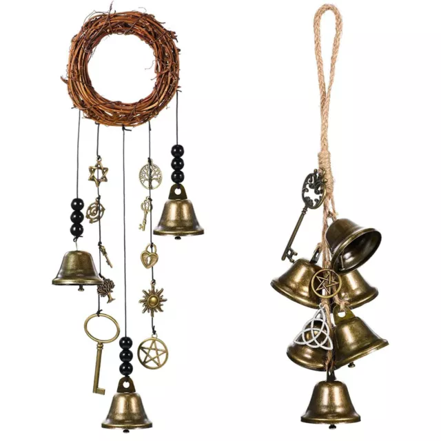 Witch Bells for Door Witchcraft Bells Supplies Wiccan Decor Altar Bell