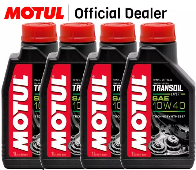 Motul Transoil Expert 10W40 Olio Trasmissione Moto Scooter Frizioni A Bagno 4 Lt