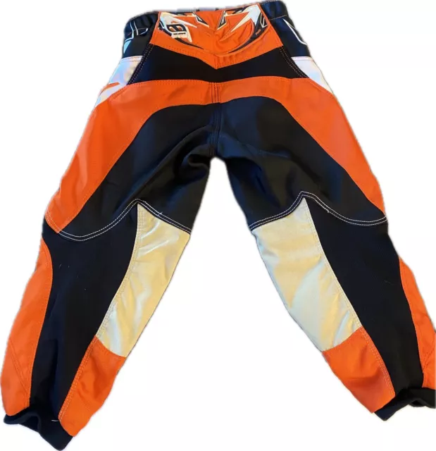 MSR Motocross Pants Youth 18 Black Orange M11 Axxis Racing Dirt Bike Motorcycle