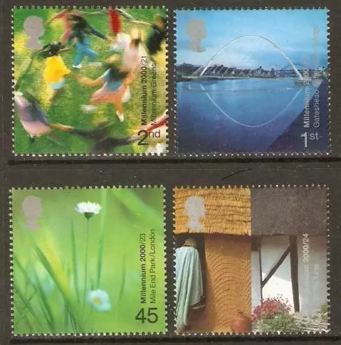 GB 2000  Commemorative Stamps~People & Places~6th~Unmounted Mint Set~UK Seller