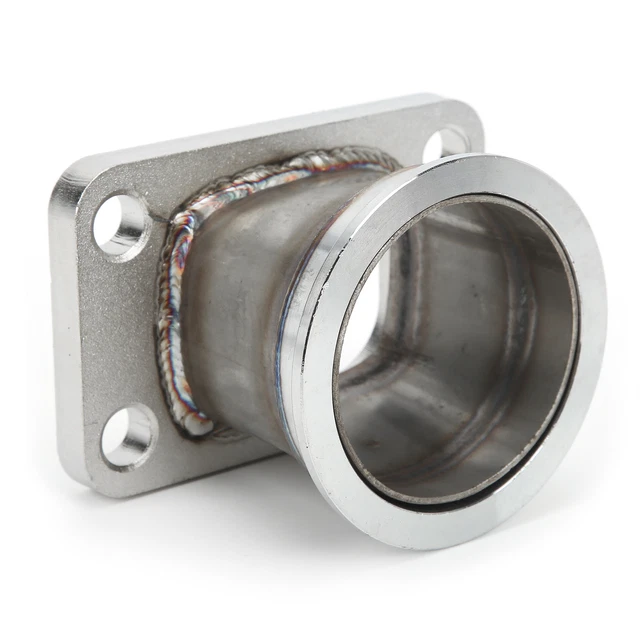 Stainless Steel 45Degree Turbo Charger Flange Conversion Adapter T2 To T3 4 Bolt 1009097