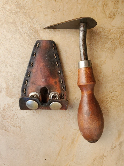 Antique Bell System Vintage Tear Drop Shave Hook Scraper GMP GEN. MACH. PROD.