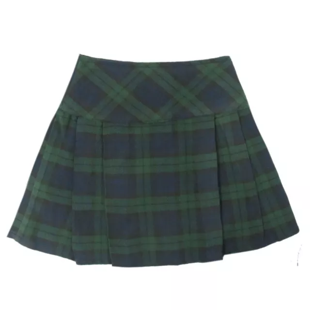 Scottish Women Mini Black Watch Tartan Kilt/Ladies Skirt 16' long Free Kilt pin 3
