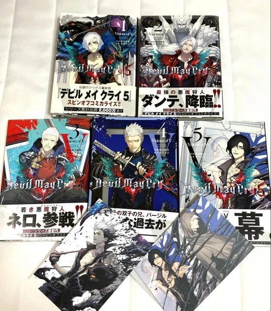 DEVIL MAY CRY 5 Visions of V Manga Set Vol 1-5 Completo Primera