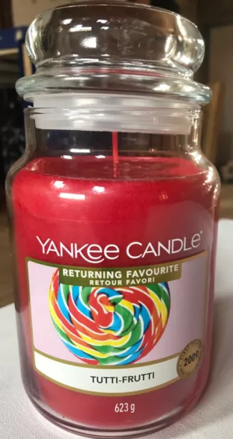 Yankee candle 623g Tutti Frutti Retourning favourite neu 2021