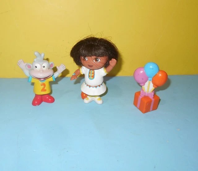 NICKELODEON DORA THE Explorer Boots Swipper Figurines Toys Cake Toppers