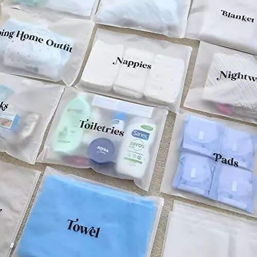 21 x Baby Hospital Maternity Organiser Bags Essentials - Baby Shower - Gift