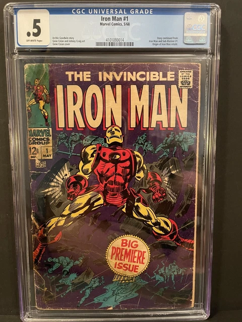 Iron Man #1 CGC .5 complete 1st series