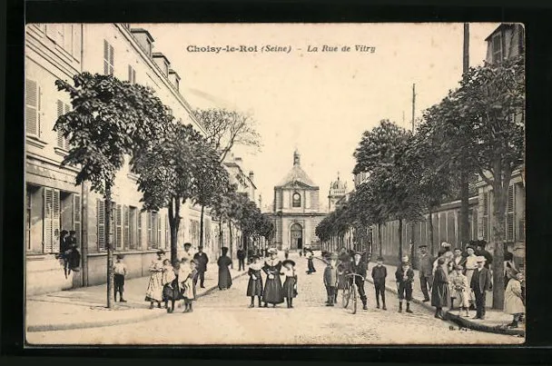 CPA Choisy-le-Roi, La Rue de Vitry