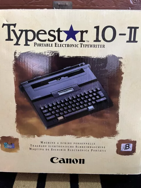 CANON TYPESTAR 10- II Portable Electronic Typewriter