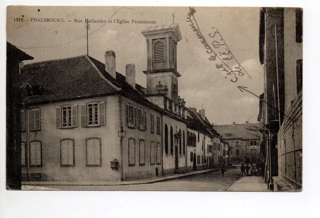 PHALSBOURG Pfalsburg Moselle CPA 57 rue holender