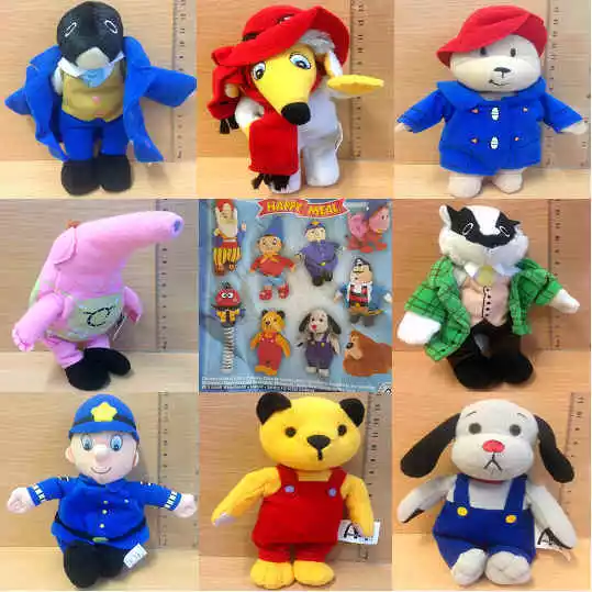 McDonalds Happy Meal Toy 2001 UK Favourite TV Character Plush Toys - Various