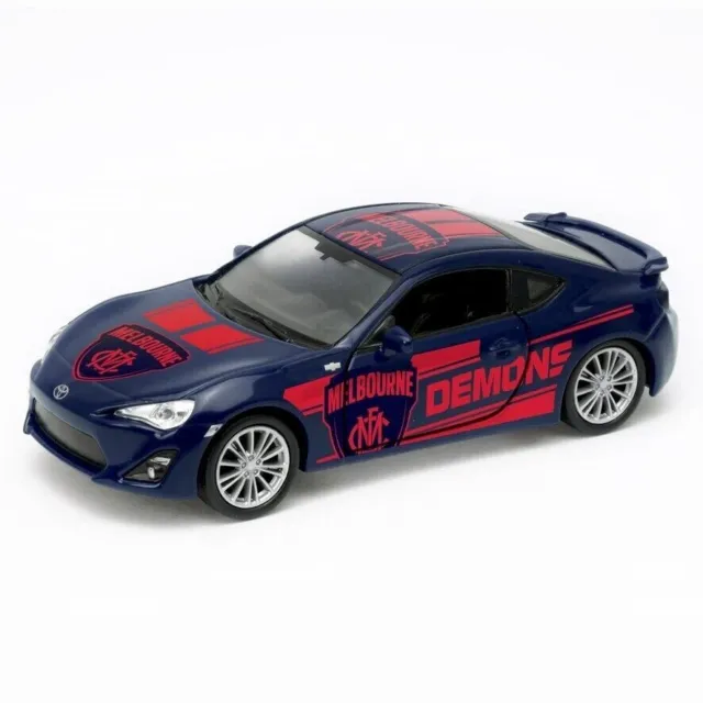 AFL Toyota Model Car - Melbourne Demons - Toy Car Collectible -  In Gift Box